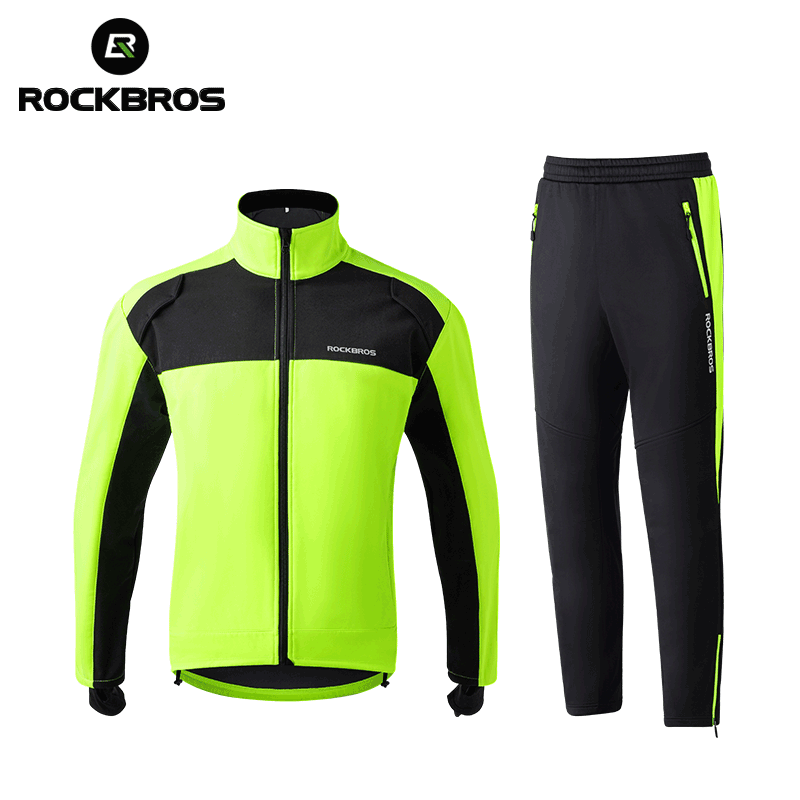 Outdoor Sport Jacket Men - ROCKBROS 가을 겨울 사이클링 의류 세트