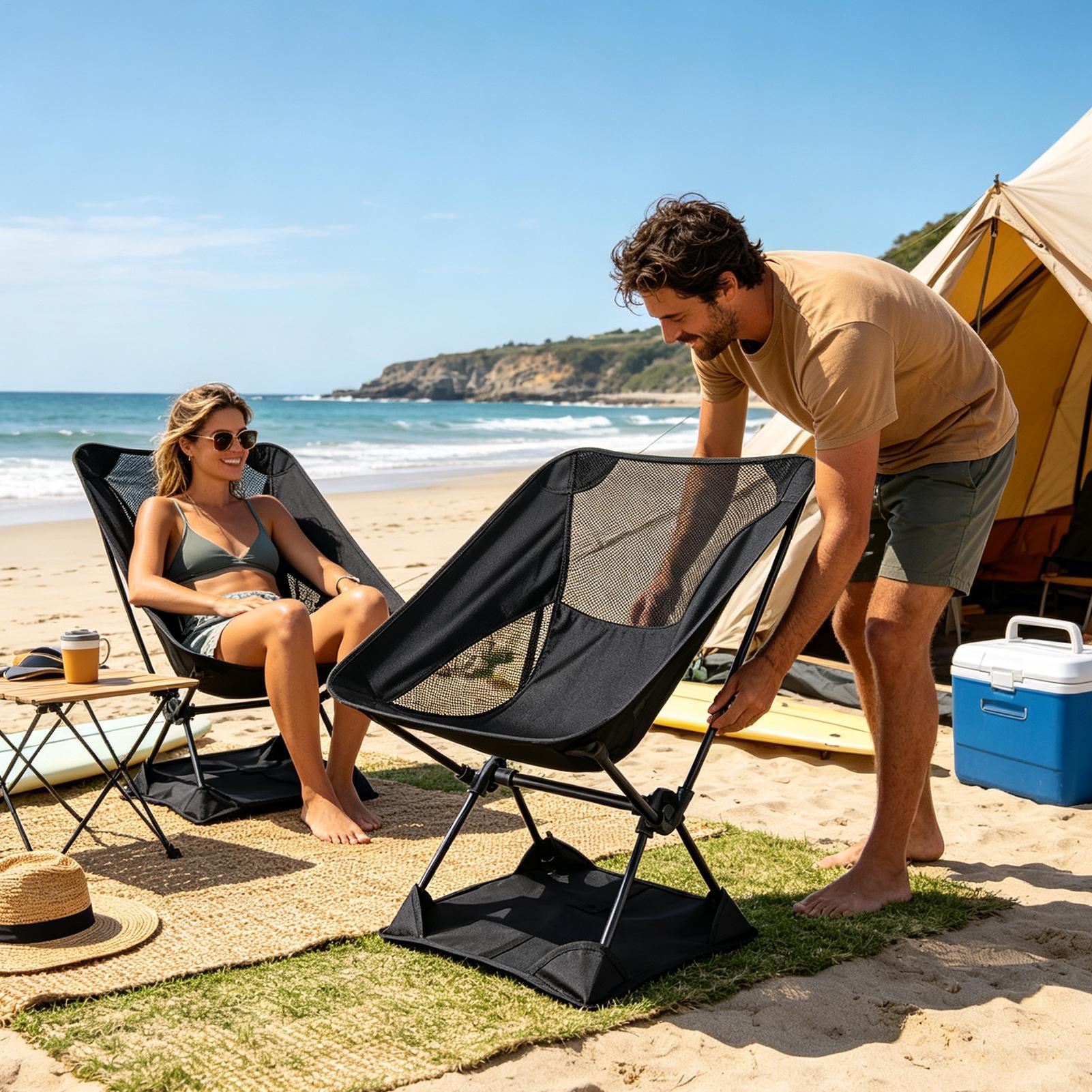 Outdoor Sport Chairs - 옥스포드 천 소재 안티싱크 캠핑 의자