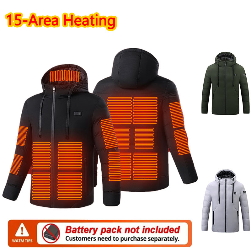 Outdoor Sport Jacket Women'S - 15구역 발열 겨울 후드 재킷 남성용