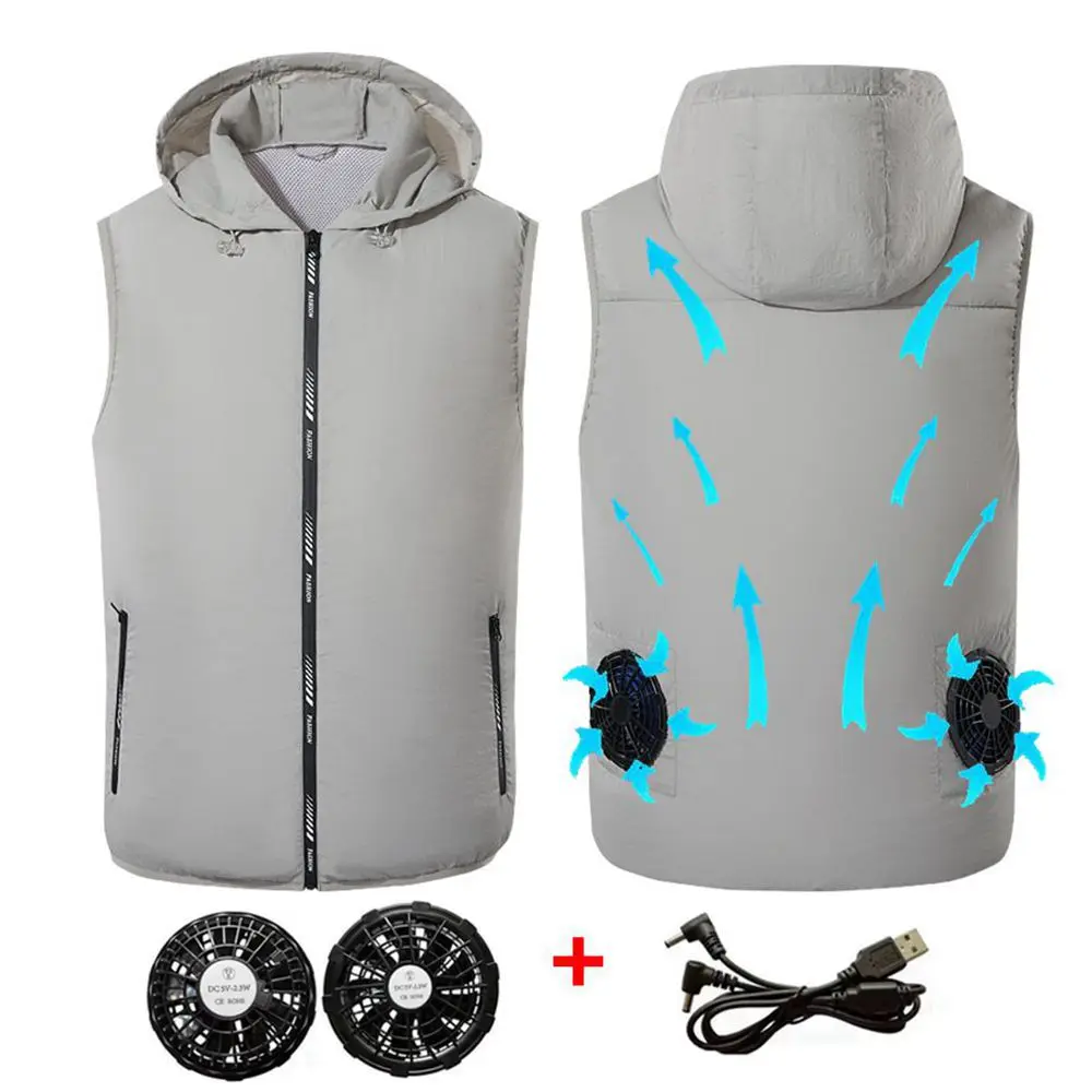 Outdoor Sport Jacket Brand - 여름 스포츠 팬 에어컨 쿨 남성