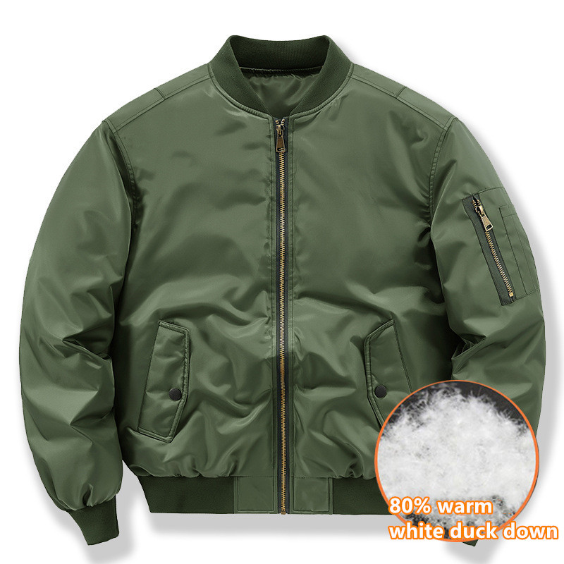 Outdoor Sport Jacket Men - 남성용 겨울 다운 재킷, 짧은 공군