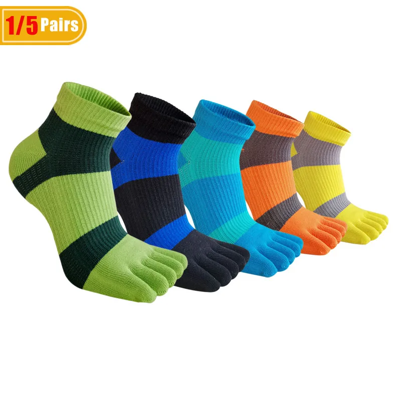 Outdoor Sport Hose - 1/5 쌍 남성용 다섯 손가락 발목