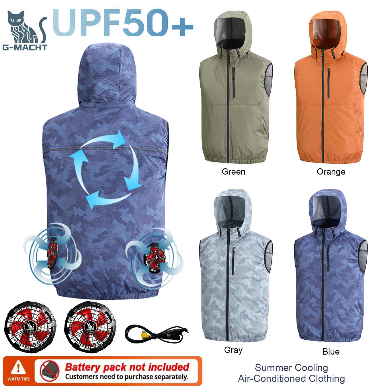 여름 스포츠 12V/5V 팬 에어컨 쿨 남녀 여행용 초 - Outdoor Sport Jacket Brand 리뷰 및 가격