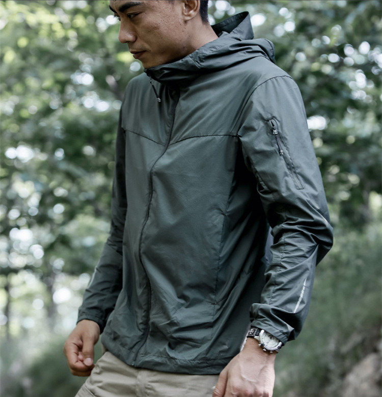 FSTAR-남성용 통기성 자외선 차단 의류, 전술 윈드 - Outdoor Sport Jacket Men 리뷰 및 가격
