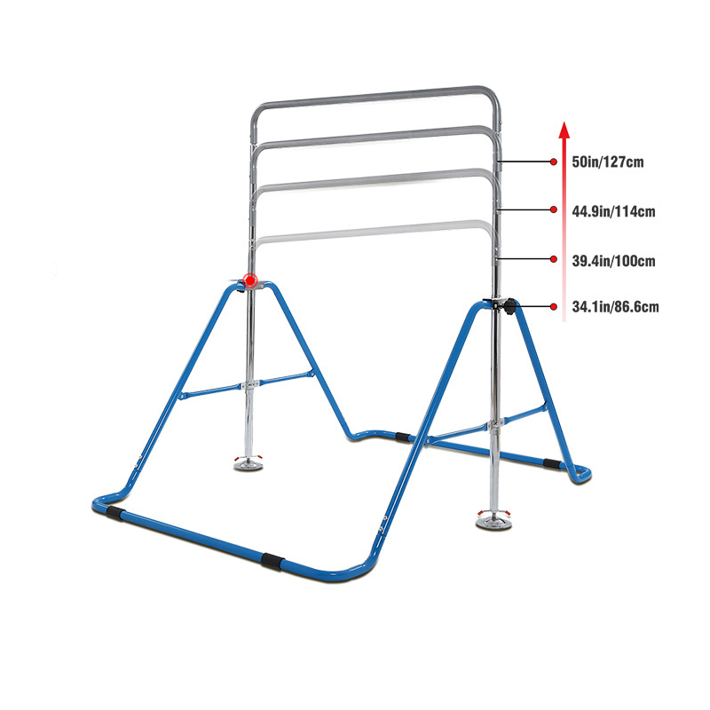 어린이용 체조 수평 바, 접이식 높이 조절 가능, 홈  - Gymnastic Bar Home 리뷰 및 가격