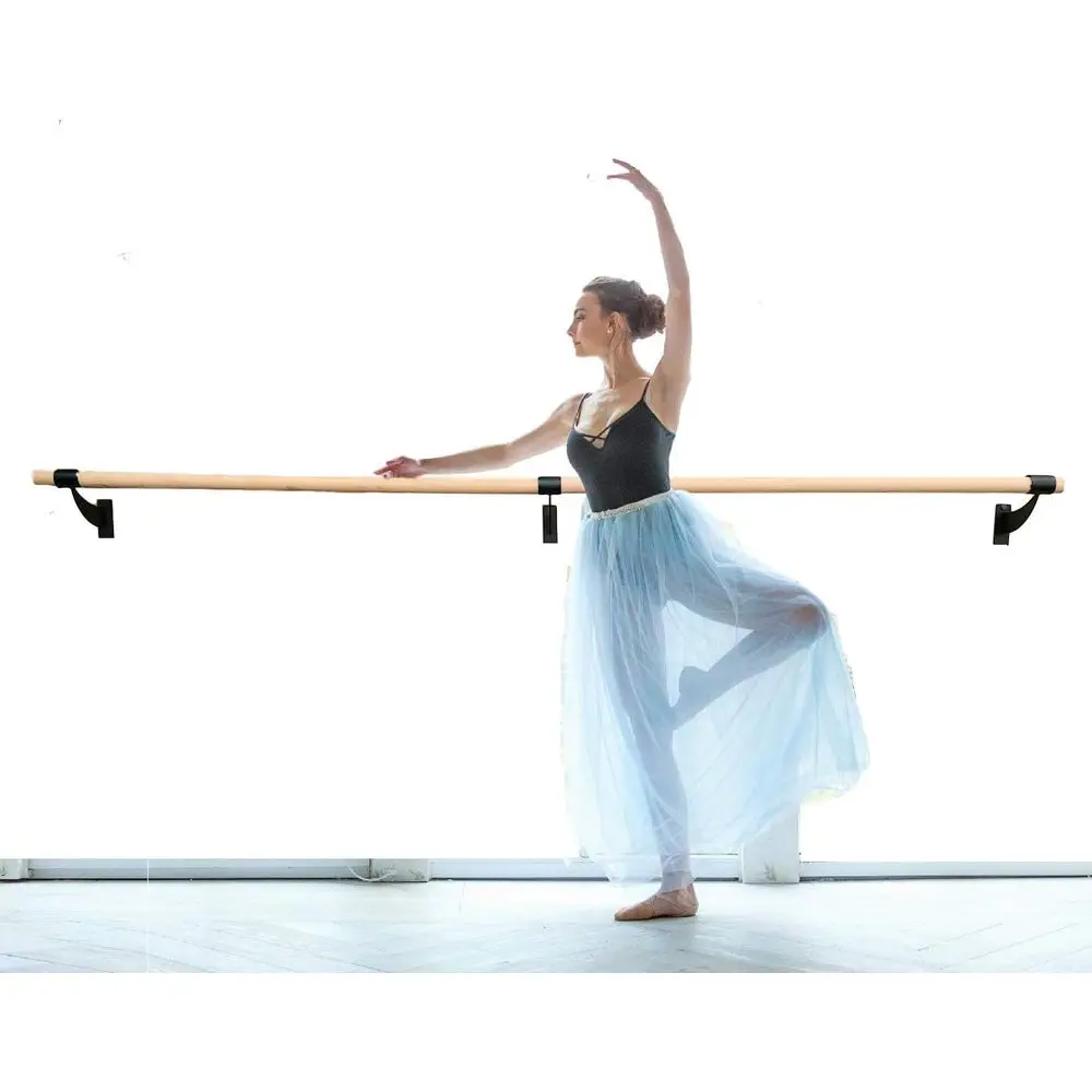 고정 높이 벽걸이형 발레 바 시스템, 전통 목재, 길이 - Gymnastic Bar Home 리뷰 및 가격