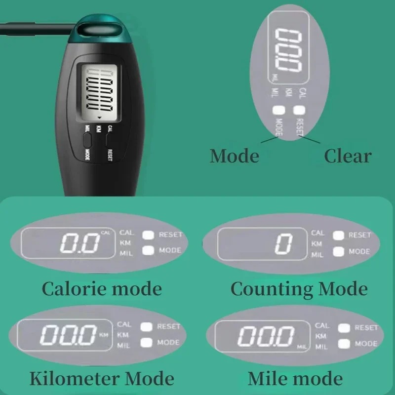 조절 가능한 디지털 카운팅 줄넘기, 스틸 케이블 포함, - Speed Skipping Rope 리뷰 및 가격