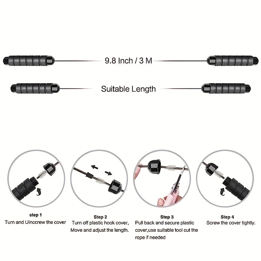 밧줄 건너 뛰기, 볼 베어링이있는 권선 방지 빠른 밧줄 - Speed Skipping Rope 리뷰 및 가격