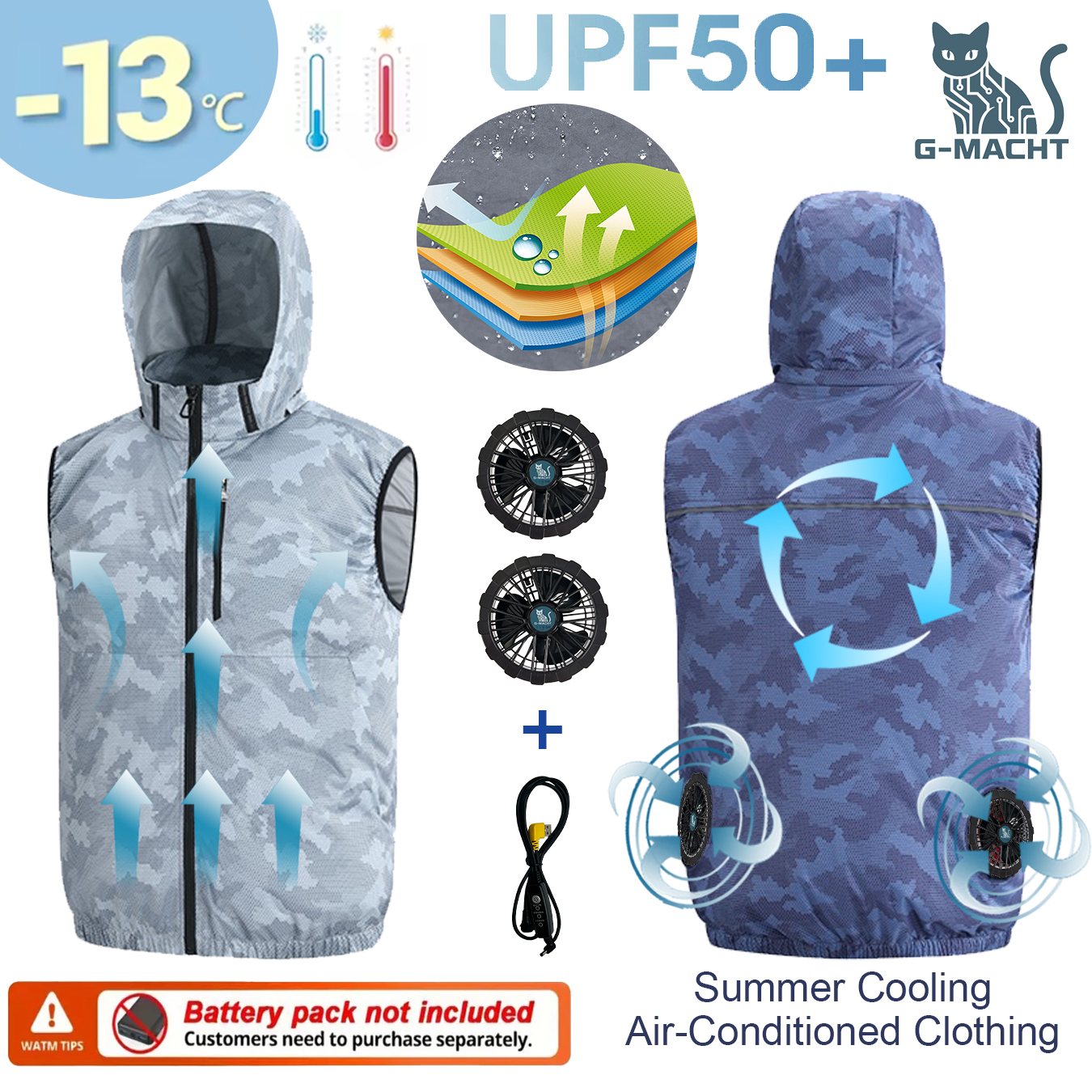 여름 스포츠 12V/5V 팬 에어컨 쿨 남녀 여행용 초 - Outdoor Sport Jacket Brand 리뷰 및 가격