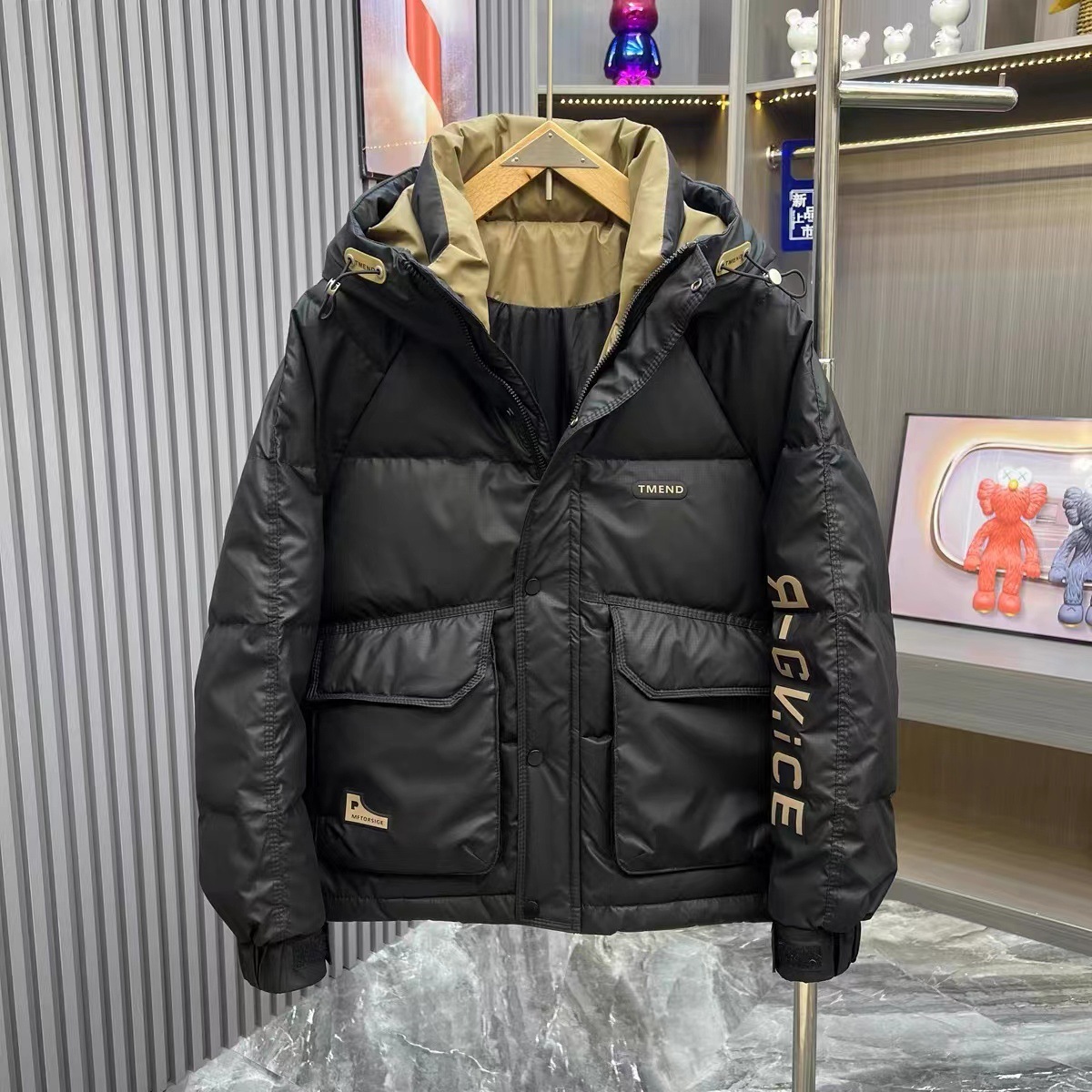 남성용 겨울 다운 재킷, 짧은 후드, 두껍고 따뜻한 야 - Outdoor Sport Jacket Men 리뷰 및 가격