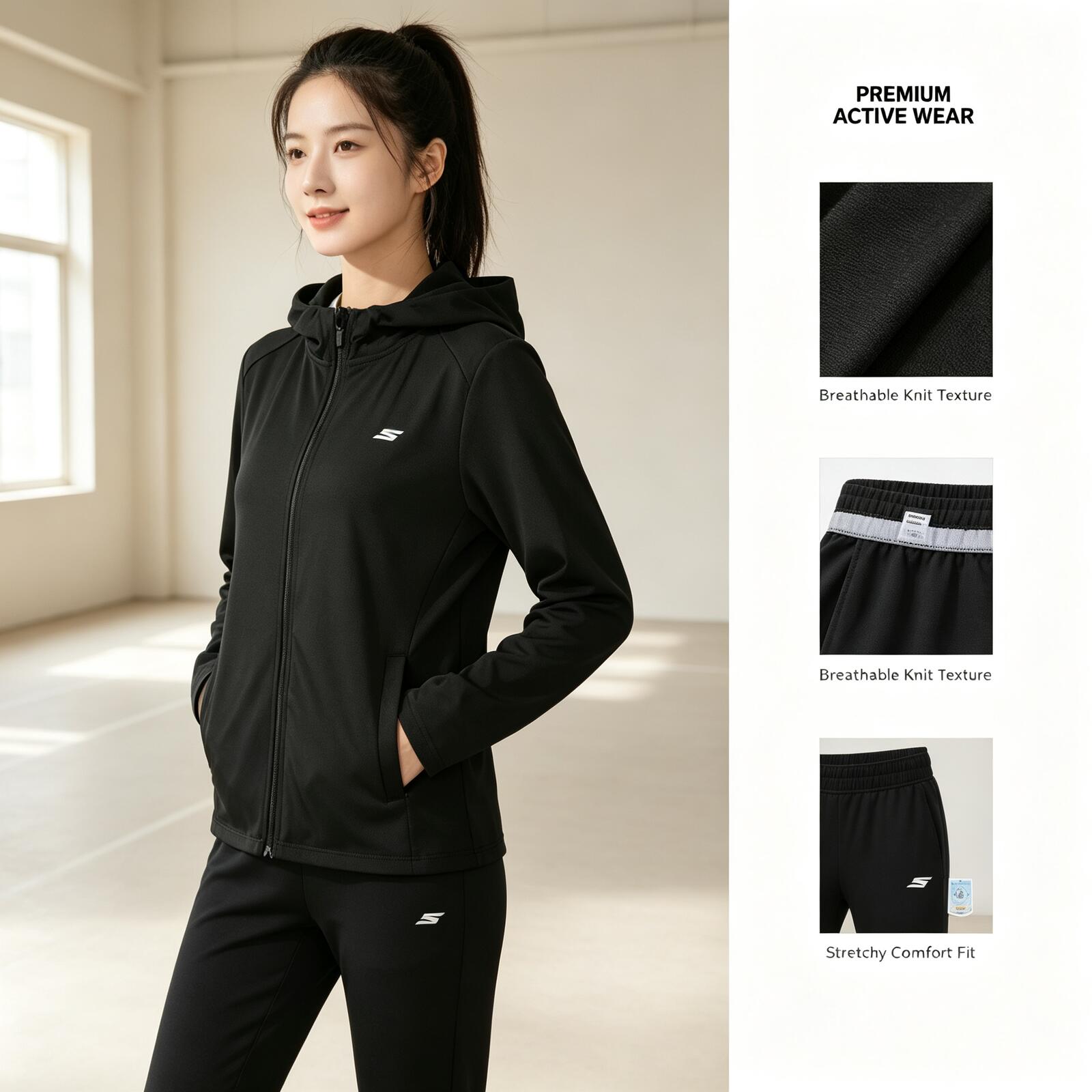 SKECHERS 여성 경량 니트 후드 재킷 통기성 빠른 - Outdoor Sport Jacket Women'S 리뷰 및 가격